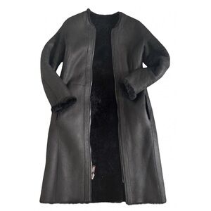 Massimo Dutti Shearling Coat